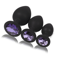 Vente en gros de jouets sexuels pour hommes, jouets sexuels pour adultes, vrai plaisir anal, produits, godemichet anal en silicone, bijou en cristal