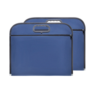 Tùy Chỉnh In Không Thấm Nước Dây Kéo Vải A4 Tài Liệu Chủ Oxford Du Lịch Tập Tin/Thư Mục Túi Xách Chống Cháy Hội Nghị Túi Mô Hình - Product Image 5