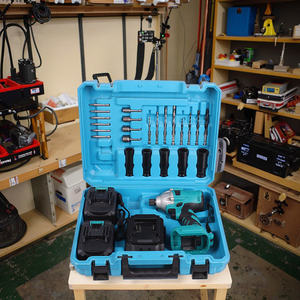 Giá hấp dẫn công nghiệp 1350 vòng/phút bền động cơ bàn chải không dây có thể sạc lại tốc độ biến điện khoan - Product Image 1