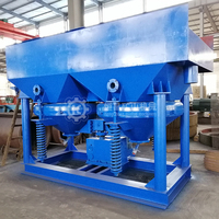 Machine de séparation gravitaire à dents de scie pour l'or alluvial, les diamants, le manganèse, la barite, l'étain et le charbon