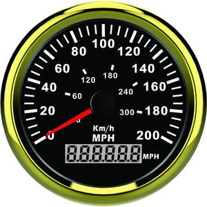 Compteur de vitesse analogique GPS 200 MPH 85 mm pour yacht, bateau, camping-car, voitures, conversions - Product Image 5