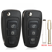 Boîtier de clé de voiture de remplacement pour Mondeo/Focus/Kuga/Fusion, 3 boutons, coque de clé de voiture, télécommande, fabricant