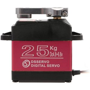 Servomoteur numérique Dsservo 25Kg 4.8-6.8V à engrenages métalliques pour voitures RC - Product Image 1