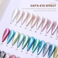 Ensemble de vernis gel professionnel à effet œil de chat magnétique, végétalien, non toxique, en une seule étape, OEM/ODM, étiquette privée personnalisée