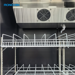 Витрина для супермаркета, холодильники для пива, вертикальный дисплей, большой холодильник с морозильной камерой со стеклянными дверями, 4 двери - Product Image 3