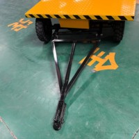 Remorque tracteur à quatre roues sans entretien de 2 tonnes avec crochet de remorquage, personnalisable OEM, grande tablette