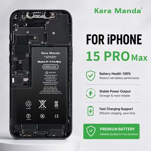 แบตเตอรี่โทรศัพท์มือถือสำรองสำหรับ <span class=keywords><strong>iPhone</strong></span> 13 14 15 16 Pro Max ของโรงงาน Kara Manda ผ่านการทดสอบความปลอดภัยต่อการเจาะทะลุอย่างเข้มงวด แบบกึ่งแข็ง - Product Image 2