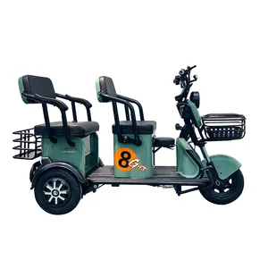 Taller de fábrica Cargo Van Electrique Electric Powered Close Box para adultos Prix-Triciclo-Moto-Cargaison Triciclo eléctrico
