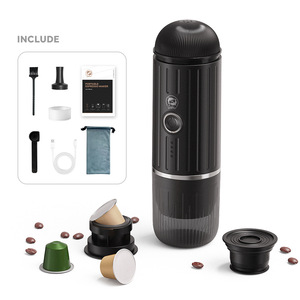 เครื่องชงกาแฟแคปซูลอิตาเลียนแบบพกพาไร้สาย ICafilas พร้อมระบบทำความร้อนสำหรับใช้งานกลางแจ้ง ใช้ได้ทั้งแคปซูลและผงกาแฟ แบบพกพา - Product Image 1