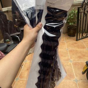 Extensions de cheveux chinoises invisibles à la cuticule complète, 100% cheveux vierges Remy de qualité supérieure, couleur personnalisée, double trame machine - Product Image 1