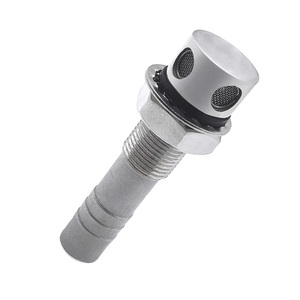 316 Marine Grade Stainless Steel Straight Fuel Water Tank Vent, 16mm 5/8" Hose Barb Tank Breather Vent Fitting with Gasket - Product Image 3