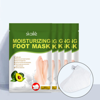OEM ODM Avocat Exfoliant, Adoucissant, Hydratant et Nourrissant pour les Pieds. Masque exfoliant doux pour les pieds à usage unique