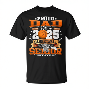 Maglietta Promozionale 2025 per Papà - Laureato Senior di Basket - Prodotto Promozionale - Product Image 2