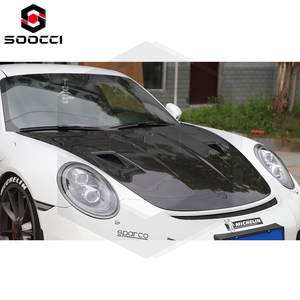 Cappuccio anteriore in fibra di carbonio a secco di alta qualità stile RS per 991.1 <span class=keywords><strong>911</strong></span> <span class=keywords><strong>Porsche</strong></span> cofani 991.2 copertura di ventilazione nuovo aggiornamento ricambi Auto - Product Image 6