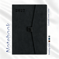 Carnet de notes personnalisé avec reliure cousue 2027, couverture rigide A5/A4, journal de bureau professionnel, promotionnel en gros