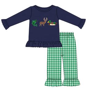 Proveedor Gold: Pelele de Algodón Azul Marino con Estampado de Pato y Ciervo para Bebé Niño - Product Image 2