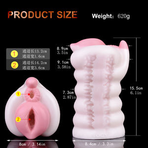 Masturbateur en silicone rose en forme de fesses de <span class=keywords><strong>cochon</strong></span>, simulation de vagin, insertion, massage de la prostate, jouet de masturbation masculin, produit sexuel pour adultes, vente en gros - Product Image 2