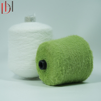 Anpassbares 2cm Kunstnerz-Federgarn Fancy Farbgewebtes 100% Nylon Doppelt Gedrehtes Hochfestes Häkel- und Strickgarn