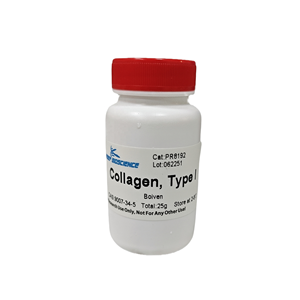 Collagène de type I Tinzyme 25g Pureté 90% Modèle PR8192 Revêtement de matrice extracellulaire (ECM) pour la croissance et la différenciation cellulaire - Product Image 1