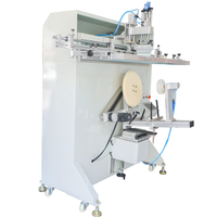 Machine d'impression rotative à écran tactile PLC haute précision pour seaux de peinture, imprimante d'étiquettes automatique, moteur principal