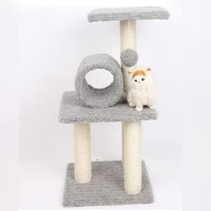 Venta al por mayor directa de fábrica: Árbol rascador para gatos y accesorios para mascotas, nido y estante para gatos en embalaje de cartón. - Product Image 2
