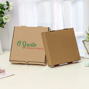Tùy Chỉnh Bánh Pizza Thịt Bò Kraft Tóc Giả Quà Tặng Các Tông Uốn Bao Bì Hộp Với Bao Bì Gấp Bưu Phẩm Vận Chuyển Gửi Thư Hộp - Product Image 5
