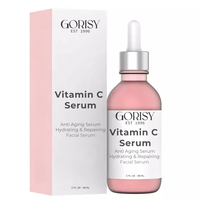 Sérum Visage Anti-Âge à la Vitamine C, Acide Hyaluronique et Or 24 carats pour Éclaircir et Raffermir, 30ml, Soin Naturel de la Peau, Marque Privée