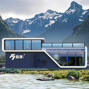 Cottage conteneur moderne de luxe en acier à double pont Villa préfabriquée pour hôtel de vacances et bureau pour maison Cabine Apple Utilisation chez l'habitant - Product Image 4