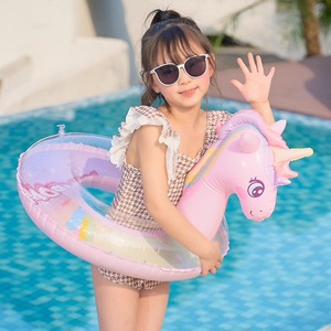 Flotador de natación para niños, flotador de unicornio de dibujos animados grueso para niños de 0 a 6 años, ayuda para la flotación en piscina - Product Image 2