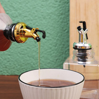 Bouchon de bouteille d'huile Joint en caoutchouc de qualité alimentaire Verseur de vin Bouchon de verrouillage Joint d'étanchéité Buse étanche Pulvérisateur Distributeur d'alcool Outil de cuisine