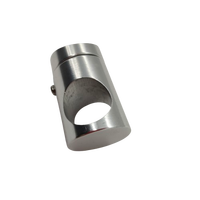 Profilés en alliage d'aluminium anodisé faciles à installer, résistants à l'eau, connexion de barre transversale de 16 mm/40 mm pour balcon et escalier