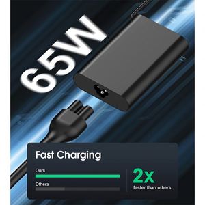 Câble d'alimentation 65W <span class=keywords><strong>USBC</strong></span> 5420 5430 5520 5320 XPS 12 9250 XPS 13 9350, charge rapide, pleine puissance, <span class=keywords><strong>chargeur</strong></span> d'ordinateur portable de qualité supérieure - Product Image 3