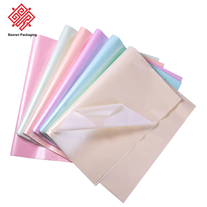 Baoren neige couleur papier enveloppé fleur Burger rouleau de papier cadeau Bouquet emballage matériel nacré coréen papier d'emballage - Product Image 2