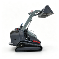 Loader Mini Skid Steer Diesel untuk Proyek Pemindahan Tanah di Ruang Konstruksi Sempit