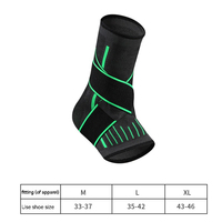Produit très vendu : Manchon de compression unisexe réglable pour cheville, en nylon, pour blessures, attelle de sport pour cheville et genou