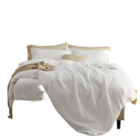 Set Sprei Katun Murni 60s Gauze Mewah Jacquard Skala Besar Empat Potong
