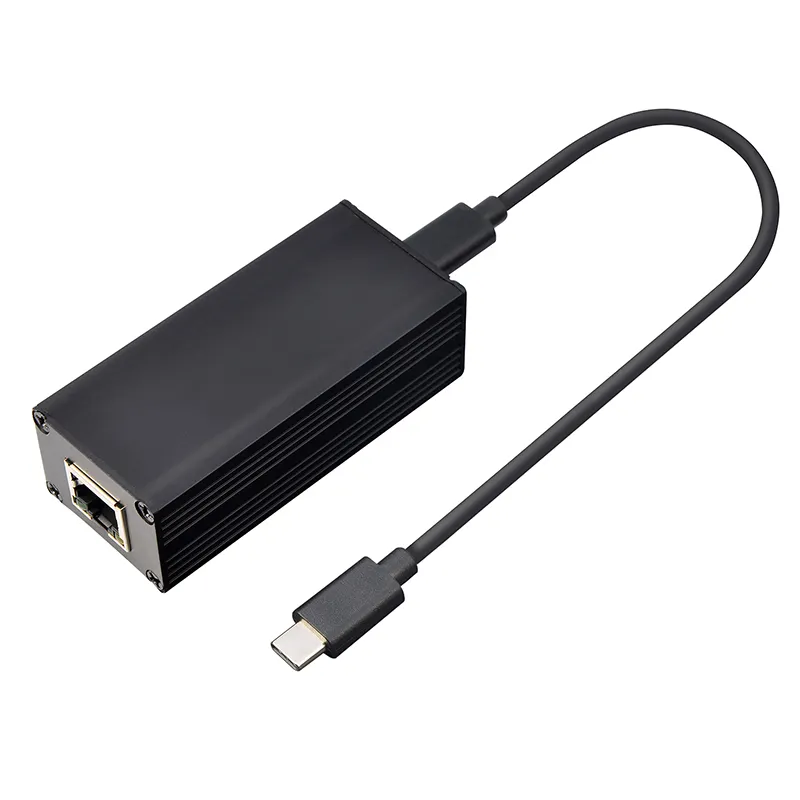 USB 2.0 네트워크 알루미늄 합금 재료 IEEE802.3af/표준 포 드라이버 PoE에서 유형 C 어댑터 변환기 SDAPO PD2CAT