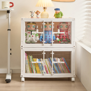 Armario de Almacenamiento Plegable Personalizado de Alta Calidad <span class=keywords><strong>para</strong></span> Artículos Diversos, Armario Plegable <span class=keywords><strong>para</strong></span> <span class=keywords><strong>Ropa</strong></span> y Libros en el Dormitorio - Product Image 2