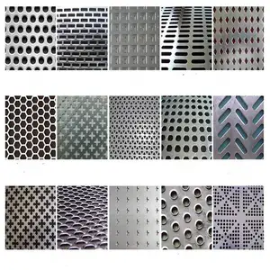 Paneles de malla de acero inoxidable, malla de protección de Metal, hoja de Metal perforada, 1/3mm, 304/ 316, precio de fábrica