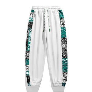 Pantalons de survêtement décontractés en coton épais pour hommes ANSZKTN, automne-hiver, pantalons de sport, pantalons harem, pantalons de jogging à bandeaux pour hommes - Product Image 1