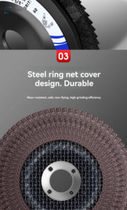 ใบมีดลูเวอร์แบบหนา, ล้อลูเวอร์, ใบมีดขัดเงา, ล้อร้อยแผ่น, ใบพัดสีขาว, เครื่องเจียร - Product Image 3