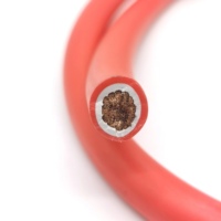 Kabel Listrik Tegangan Rendah AWM 1015 Tembaga Industri Fleksibel Inti Tunggal 3AWG Berisolasi PVC 0.6kV