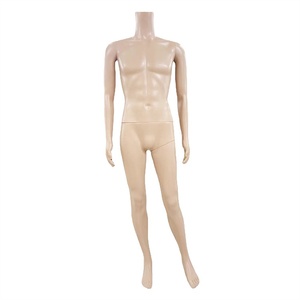 อุปกรณ์ประกอบฉากแสดงเสื้อผ้าสำหรับผู้ชายขาตั้งแบบไม่มีส่วนหัวทำจากพลาสติกขนาดมาตรฐาน - Product Image 4