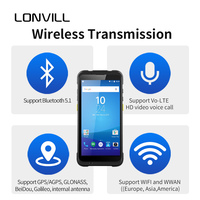 Terminal de données RFID UHF LONVILL, lecteur-graveur UHF industriel robuste, puissance optionnelle 2W, pour la gestion des actifs