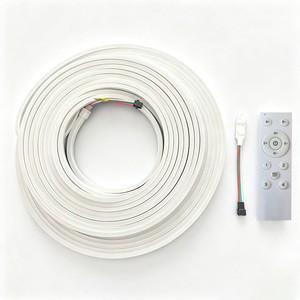 Tira de Luces LED de Bajo Voltaje de 24 V, Color Azul Hielo, Regulable, con Efecto de Flujo de Agua, con Controlador Inteligente - Product Image 2