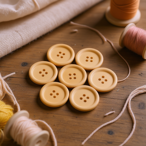 Bottoni in Legno Ilan 30mm 10 Pezzi Accessori per Cucito e Artigianato - Product Image 2