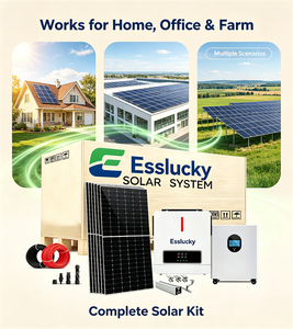Sistema de Energía Solar Híbrido de 10KW con Garantía de 25 Años, Kits Completos de 5KW, 8KW, 12KW, 15KW con 10KWH, 15KWH - Product Image 1
