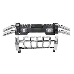 อุปกรณ์ตกแต่งรถยนต์อเนกประสงค์ ดีไซน์<span class=keywords><strong>ใหม่</strong></span><span class=keywords><strong>ล่าสุด</strong></span> บาร์กันชนหน้าสแตนเลส สำหรับรถกระบะและรถ SUV - Product Image 1