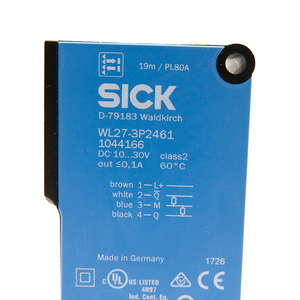 Sensor SICK WL27-3P2461 1044166 Nuevo y Original para Automatización Industrial - Product Image 1