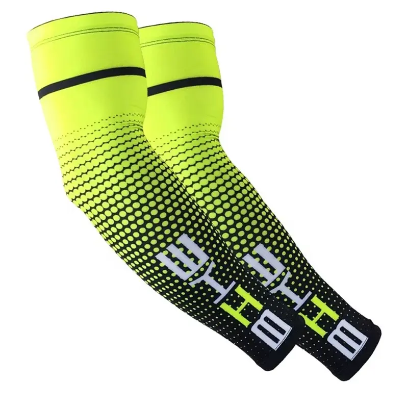 Custom Unisex Outdoor Football Cycling Sports Cooling Compression Arm Sleeves Cover Wrap UV Sun Protection Cover